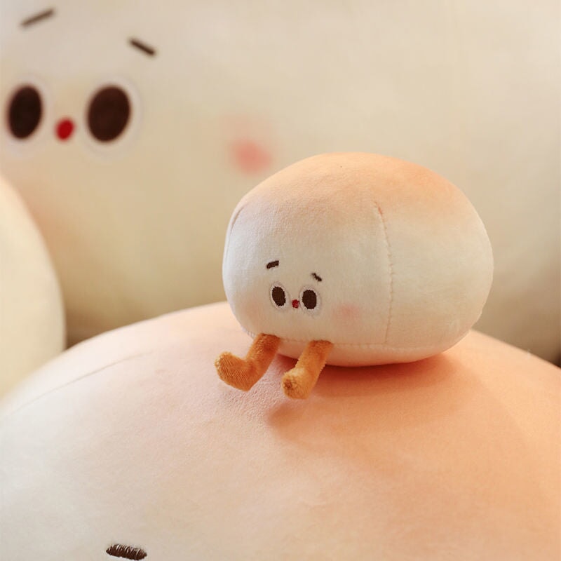 Skanto | Dampet Rund Fylte Bao Bun Plushie