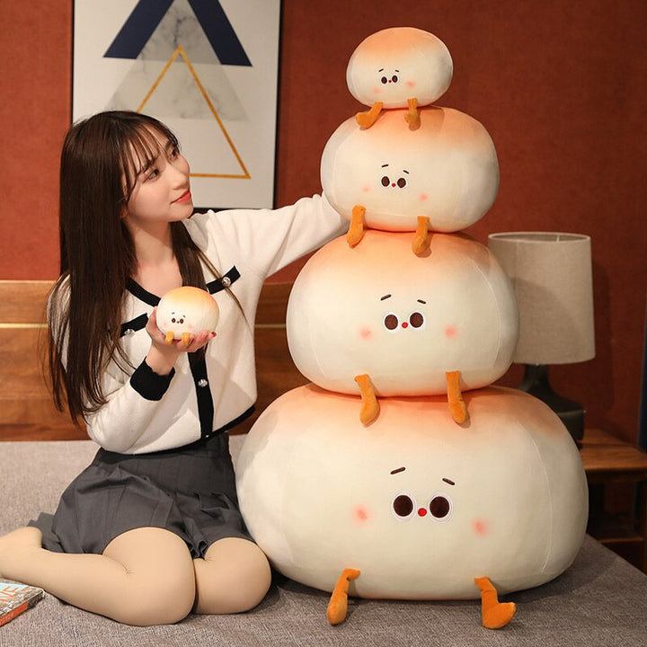 Skanto | Dampet Rund Fylte Bao Bun Plushie