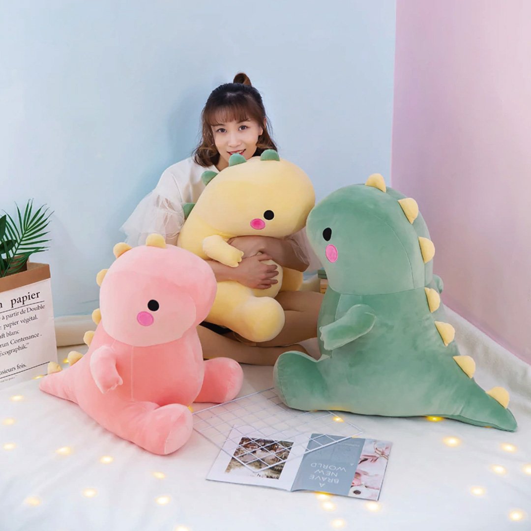 Skanto | Dinosaurfamilien Plysjfigurer