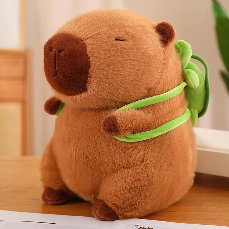 Norvo | De bedårende capybara turtle ryggsekk plushies