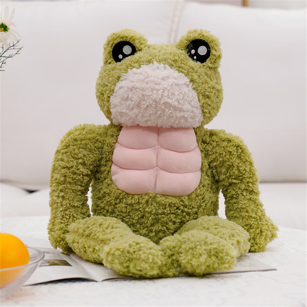 Skanto | The Dench Muscle Frog Plushie