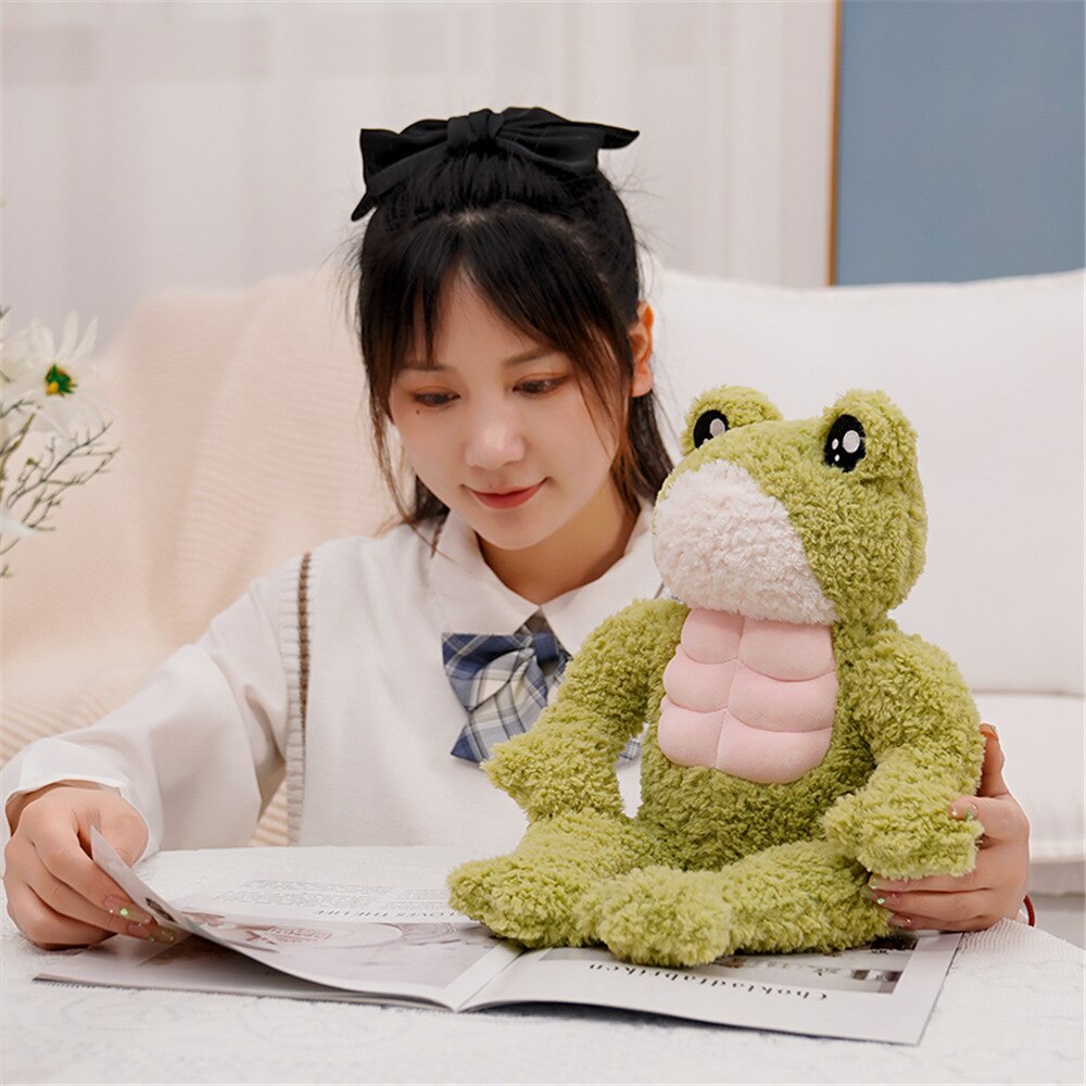Skanto | The Dench Muscle Frog Plushie