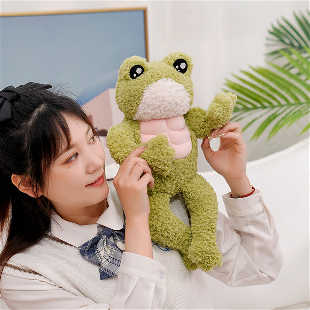 Skanto | The Dench Muscle Frog Plushie
