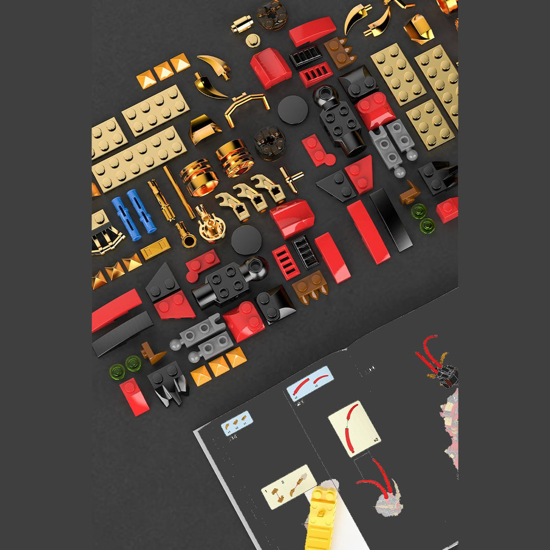Skanto | The Great Monkey King Collection Dark Knight Sun Wukong Byggesteiner
