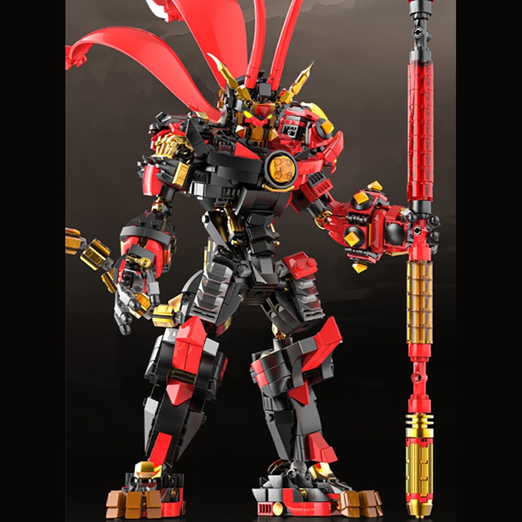 Skanto | The Great Monkey King Collection Dark Knight Sun Wukong Byggesteiner