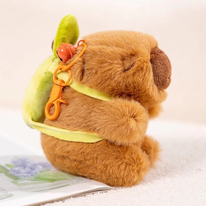 Norvo | Den Kawaii Capybara med Mini Avocado Rygsekk Plushie