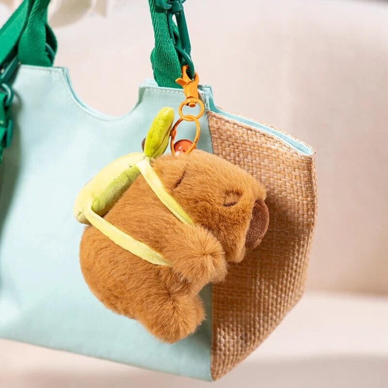 Norvo | Den Kawaii Capybara med Mini Avocado Rygsekk Plushie