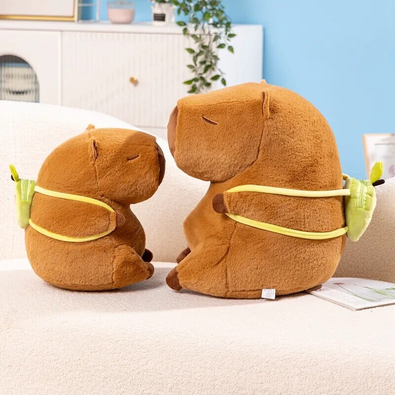 Norvo | Den Kawaii Capybara med Mini Avocado Rygsekk Plushie