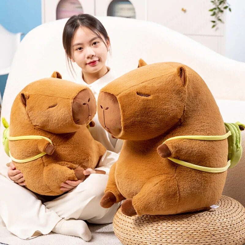 Norvo | Den Kawaii Capybara med Mini Avocado Rygsekk Plushie