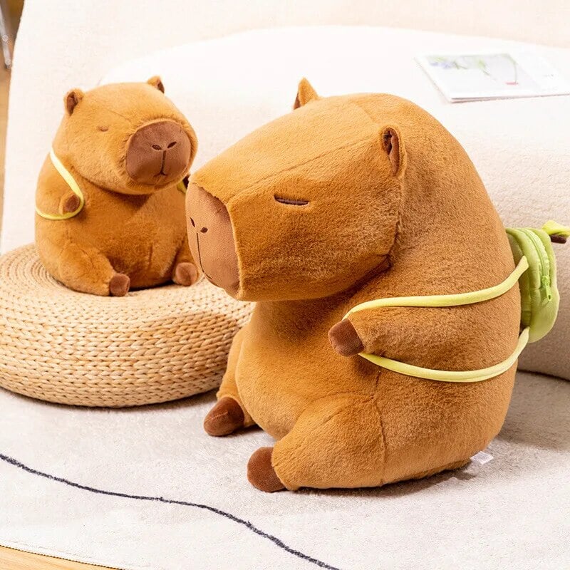 Skanto | Den Kawaii Capybara med Mini Avocado Rygsekk Plushie