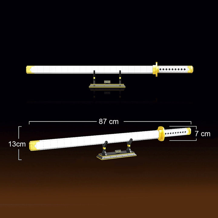 Skanto | Wado Great Grade White Katana Sverd Byggesteiner
