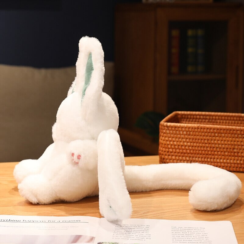 Norvo | Hvit Kawaii Fluffy Flagermus Plüsjbaby