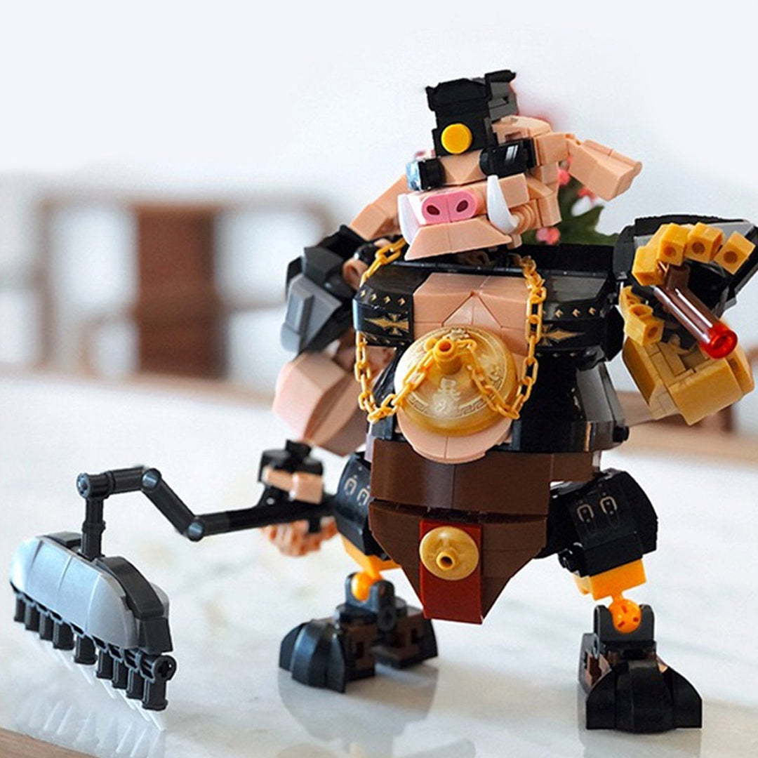 Skanto | Wukong Ape Okse Svin Mecha Krigere Byggetegn