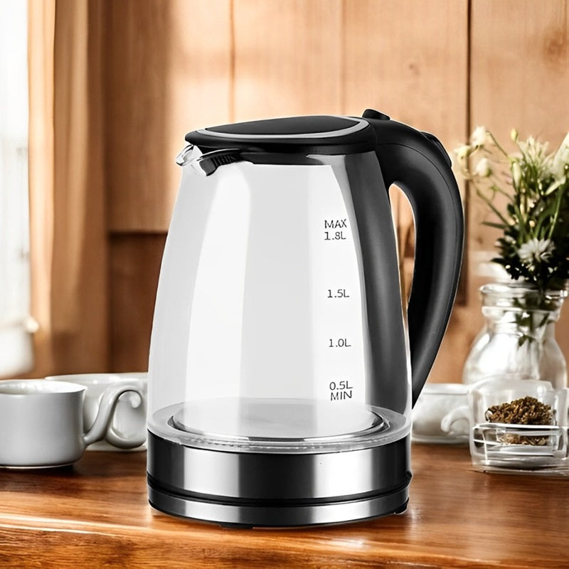 Skanto | 1.8L Elektrisk Glasskettle med LED-belysning