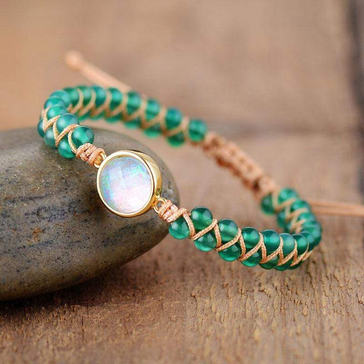 Skanto | Amethyst-Opal Yoga-Armbånd - Aurielle