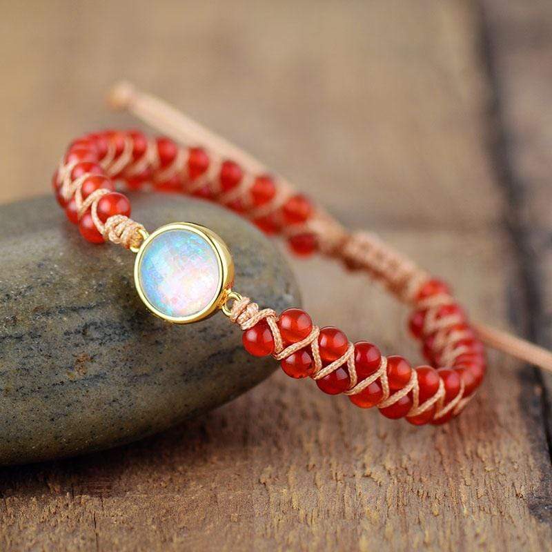 Skanto | Amethyst-Opal Yoga-Armbånd - Aurielle