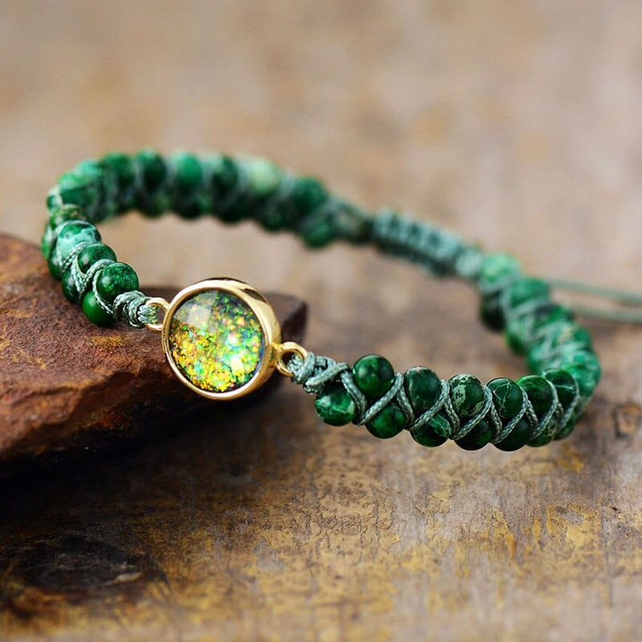 Gaia Earth Armbånd av Opal og Jasper - Unik og Elegant Skanto