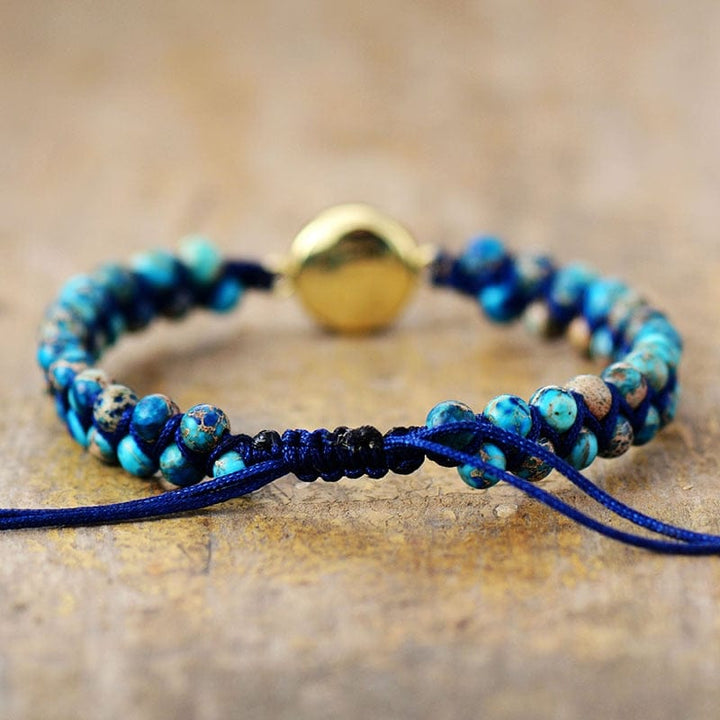 Osean-inspirert Opal & Jasper Armbånd - Thalassa Samling Skanto