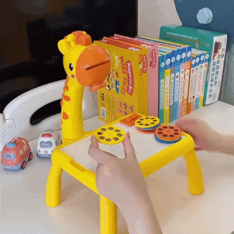 DinoSketch Tavle - Kreativ Tegnebrett med 12-delt Sett Skanto
