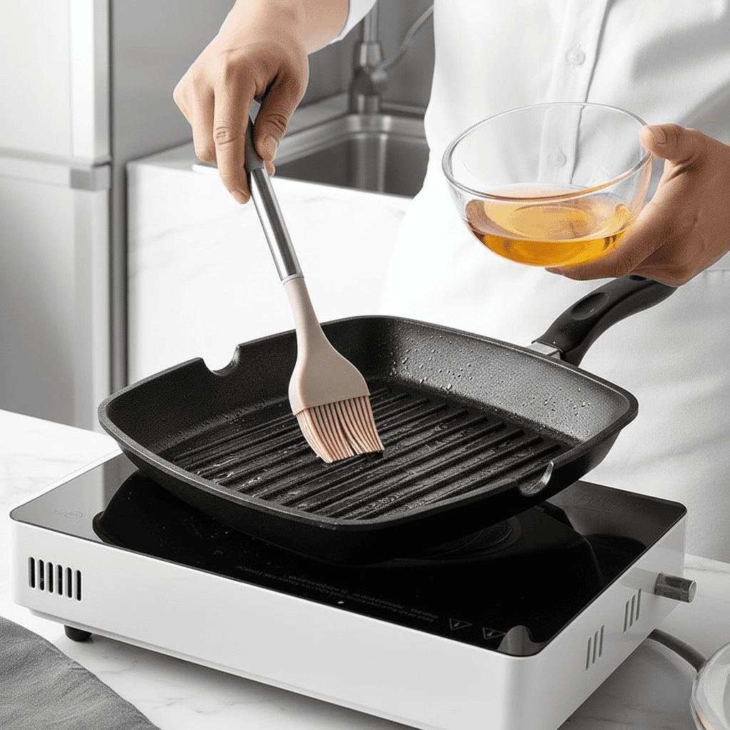 Skanto | KITCHENORA – Komplett redskapssett med silikonhoder og tre-lignende håndtak
