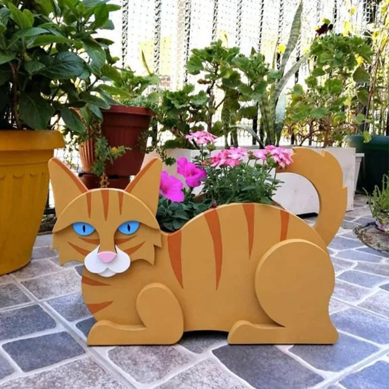 Frendorf | KittyKraft Cat-shaped DIY Garden Pot