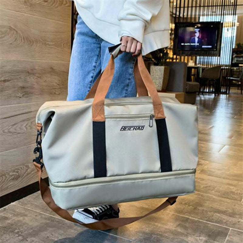 Skanto | Reise- & Sportsbag | Vanntett Duffel for Gym, Helgeturer & Ferier | Unisex Bæreveske