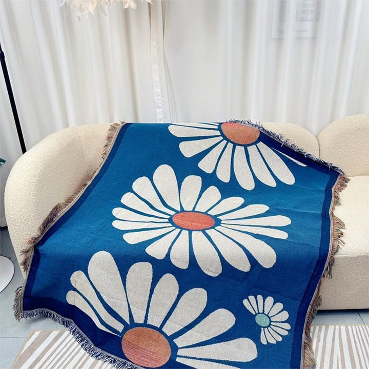 Strikket Jacquard Kastepledd for Koselig Hjemmedekor | Skanto