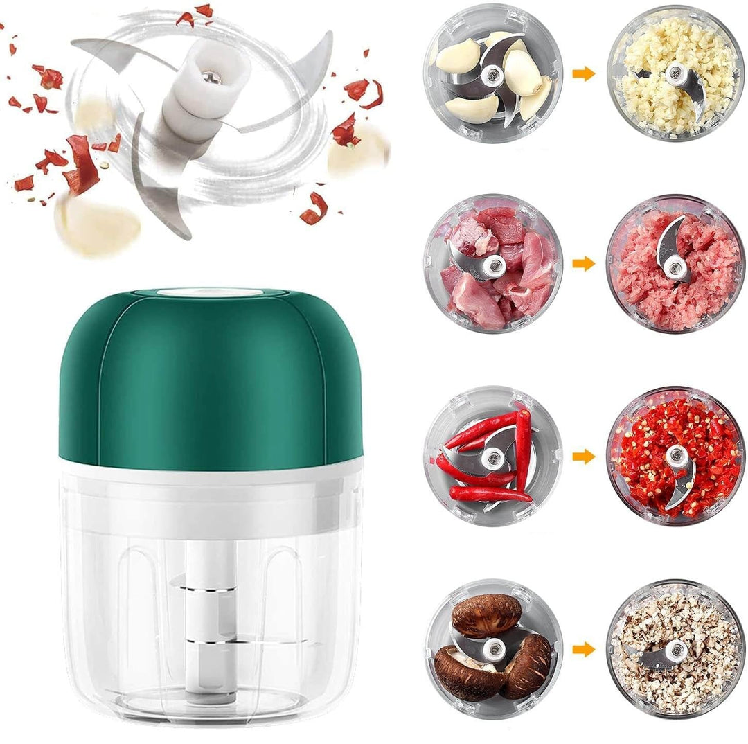 Skanto | ChopEase Elektrisk Hvitløkspresse – USB Oppladbar – Kompakt & Kraftig – 250ml