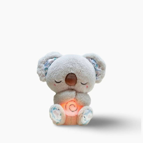 Skanto | CalmBuddy Beroligende Koala – Beroligende Pust Kosedyr med Hjerterytme Lyd (30 cm)
