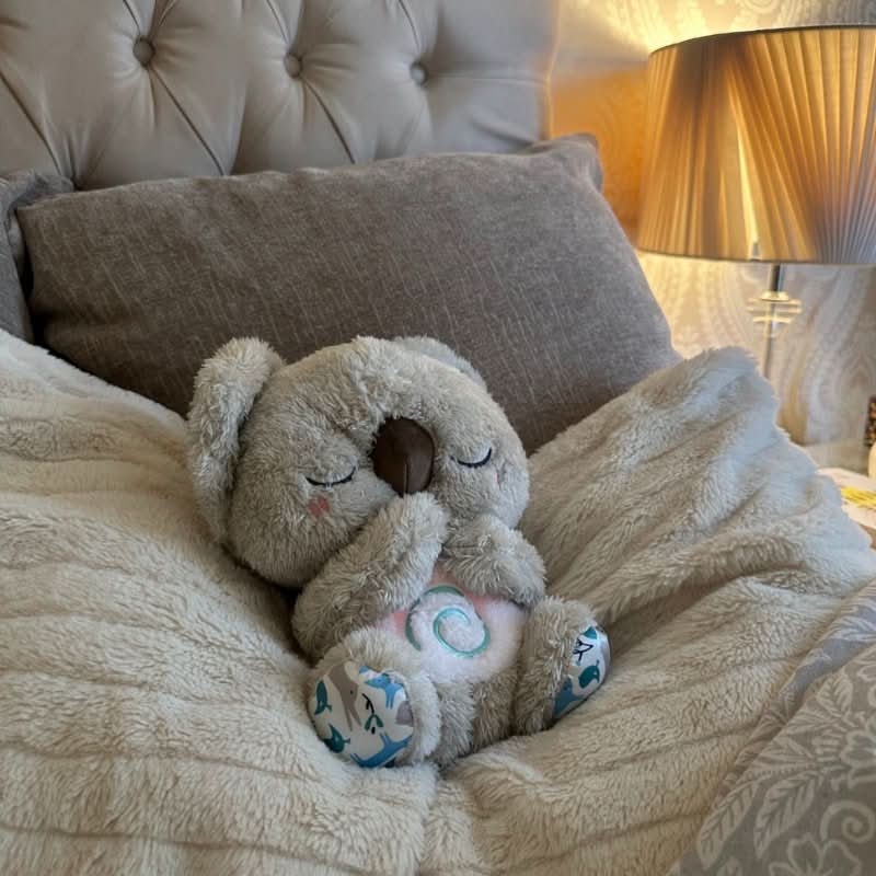 Skanto | CalmBuddy Beroligende Koala – Beroligende Pust Kosedyr med Hjerterytme Lyd (30 cm)