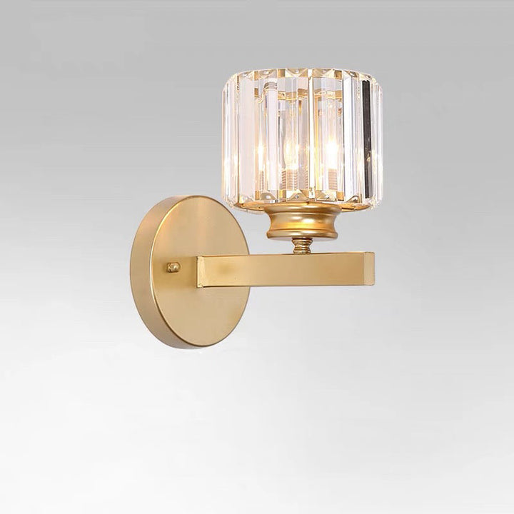 Skanto | Krystallglass Vegglampe med Moderne Arm Design