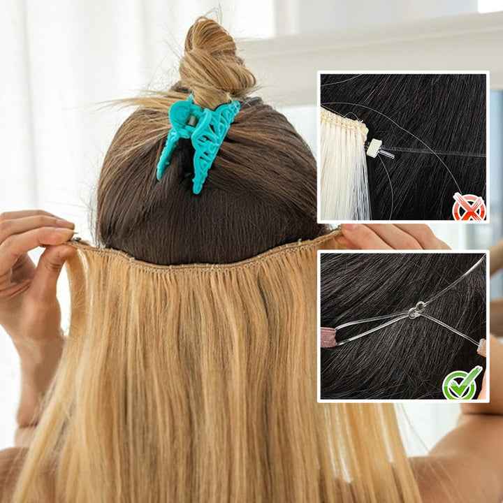 Skanto | Lang Krøllete Bølgete Parykk