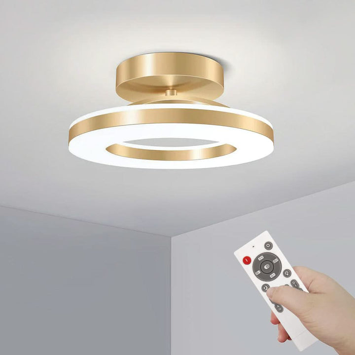 Skanto | ZAYNO Svart LED Taklampe – Moderne Innfelt Montert