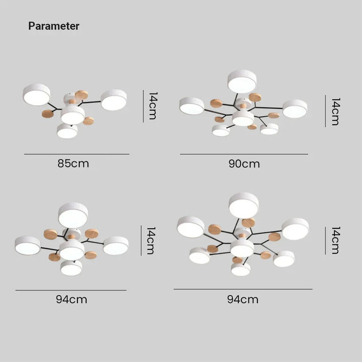 Skanto | Taklampe Modern LED Flush Mount Chandelier