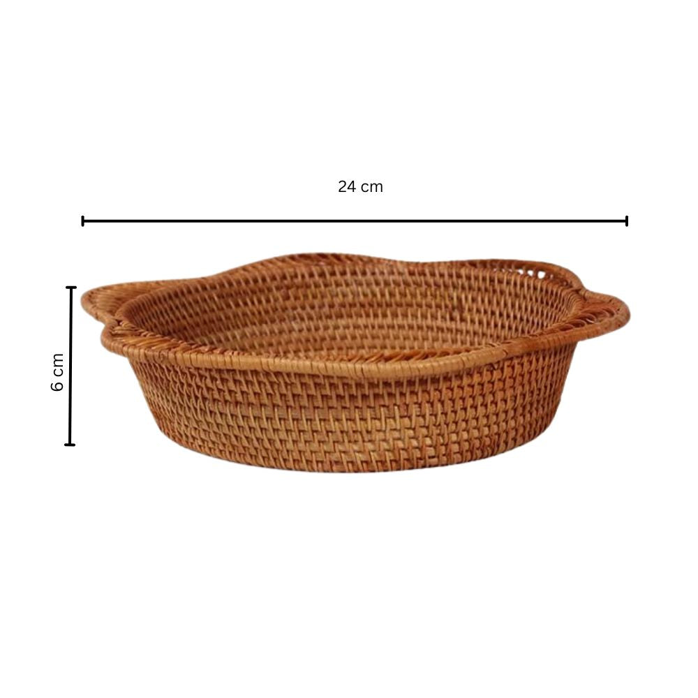Skanto | Håndvevd Rattan Blomsterkurv