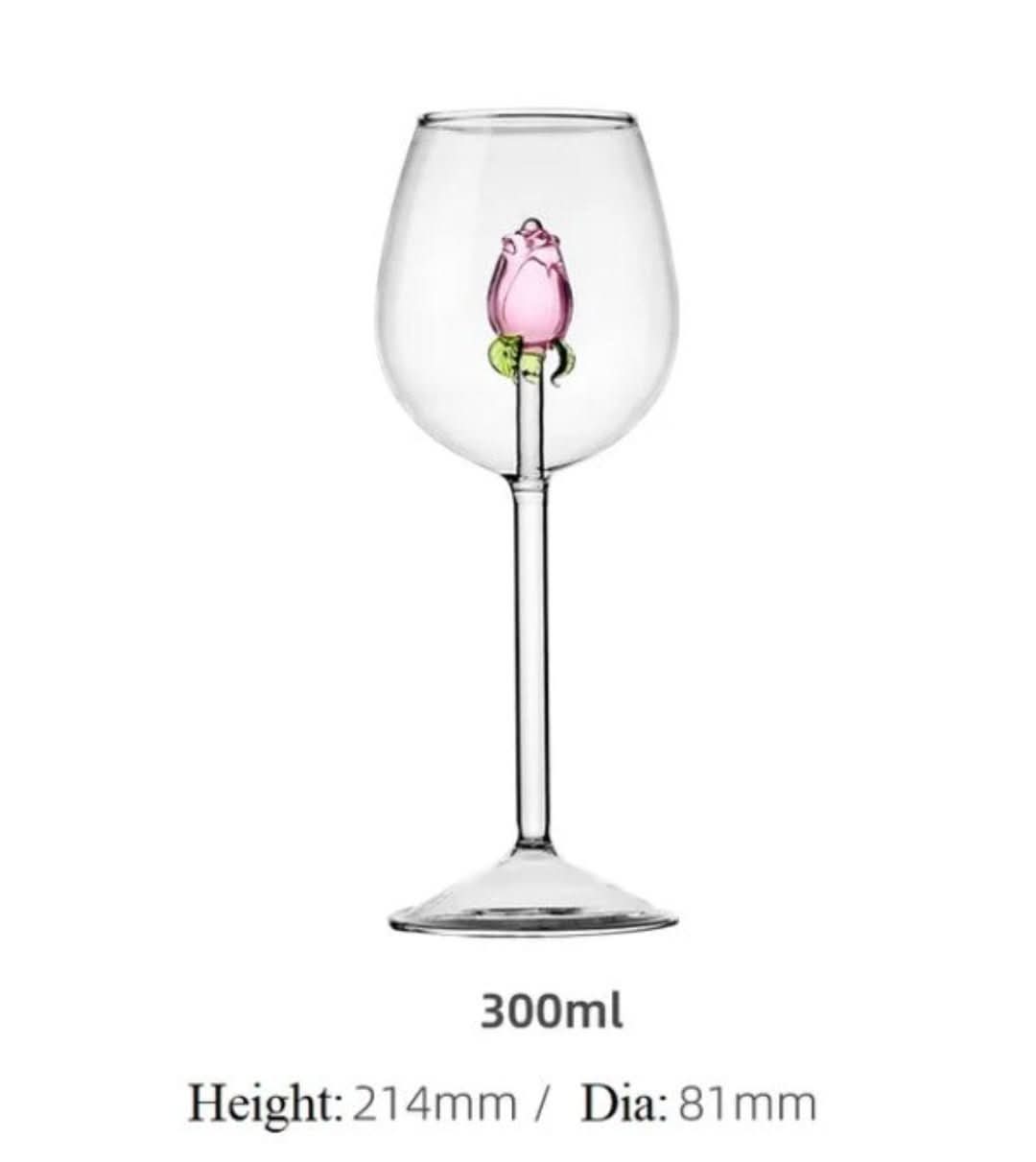 Skanto | La Vie En Rose | Champagne Glass - Håndlaget