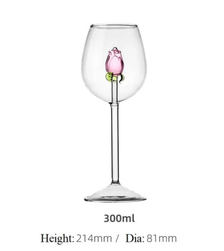 Skanto | La Vie En Rose | Champagne Glass - Håndlaget