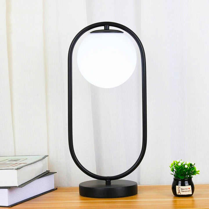 Design Moon Ball Bedside Lamp - Chic Glass Glow Light | Skanto