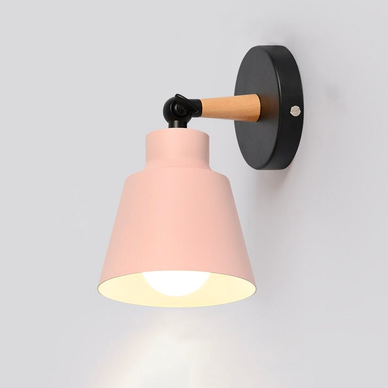 Skandinavisk Metall Vegg Nattlampe med Berøringskontroll | Skanto