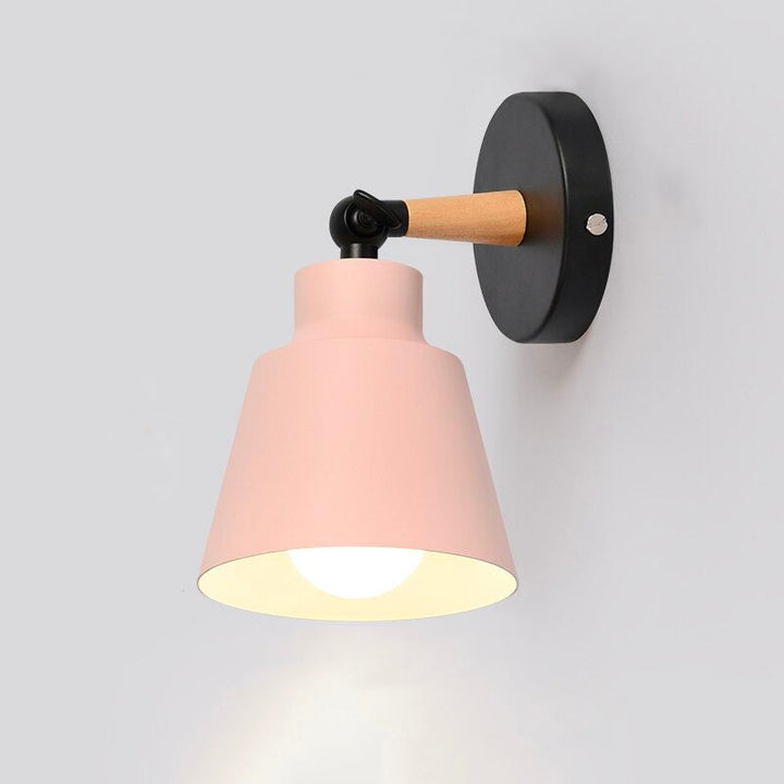 Skandinavisk Metall Vegg Nattlampe med Berøringskontroll | Skanto