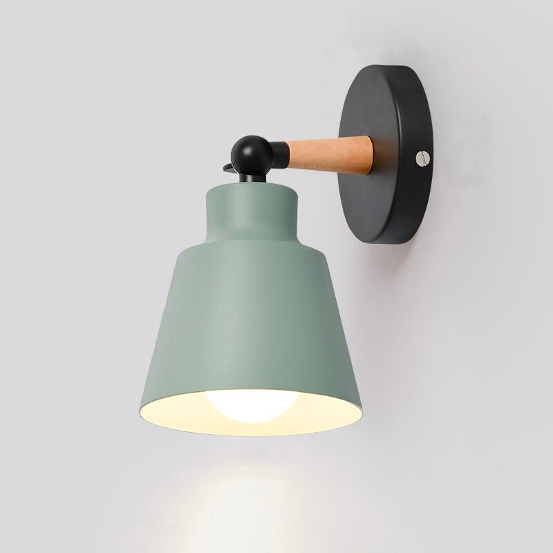 Skandinavisk Metall Vegg Nattlampe med Berøringskontroll | Skanto