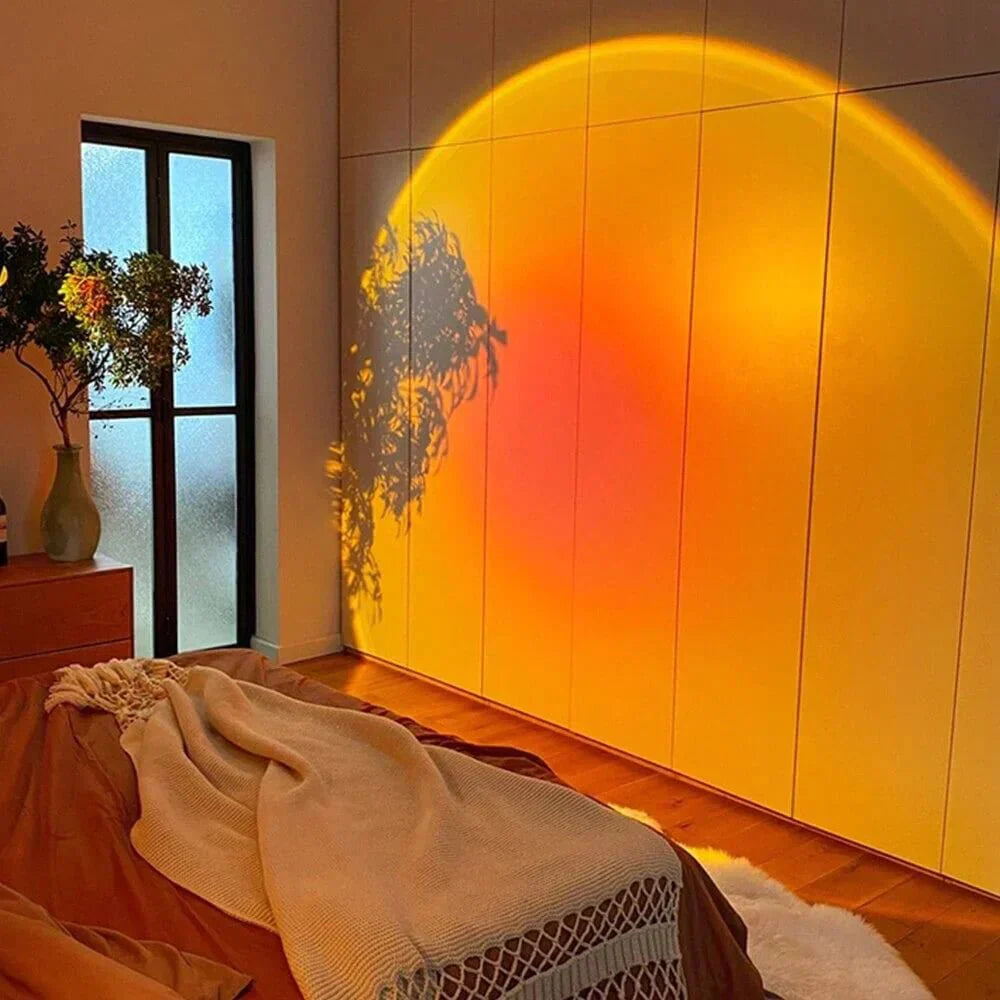 Skanto | Modern Bordlampe Solnedgang Lampe Varm Hvit Design