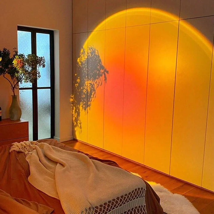 Skanto | Modern Bordlampe Solnedgang Lampe Varm Hvit Design