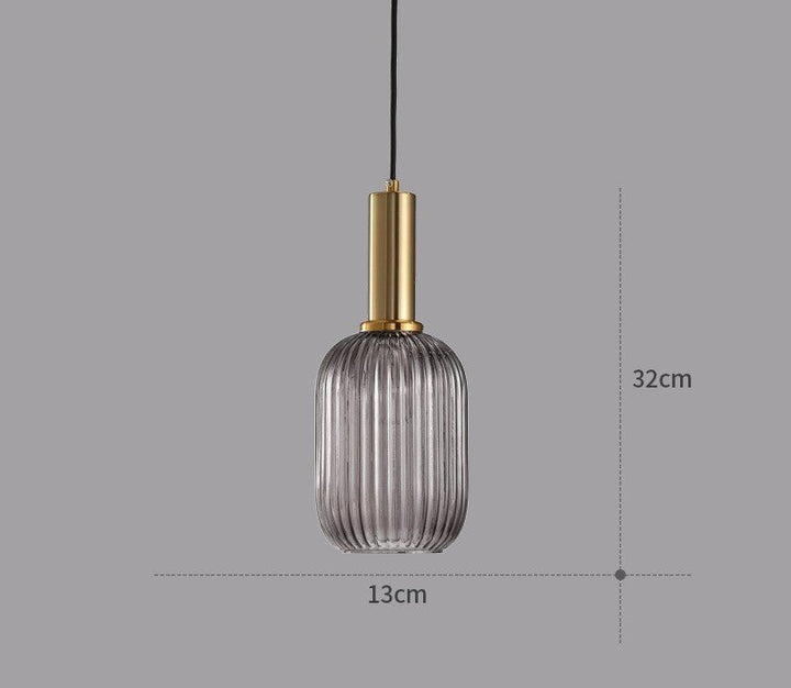 Skanto | Retro Glass Pendant Lamp - ColorVibe