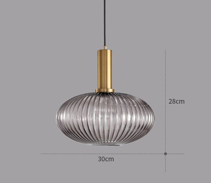 Skanto | Retro Glass Pendant Lamp - ColorVibe