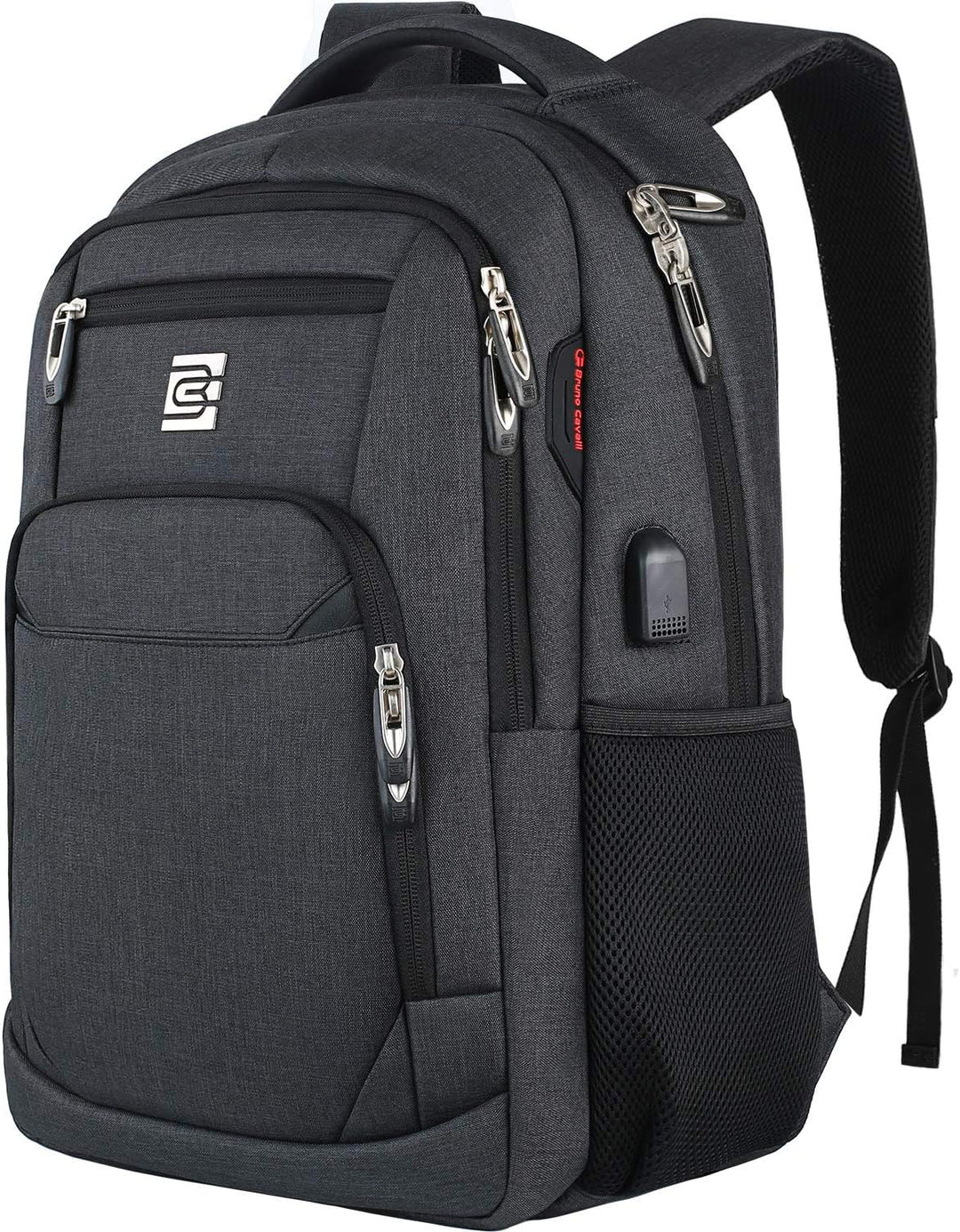 Slim anti-tyveri laptop ryggsekk med USB-ladeport | Skanto