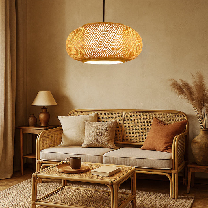 Skanto | Bambooskjermlampe med naturlig design
