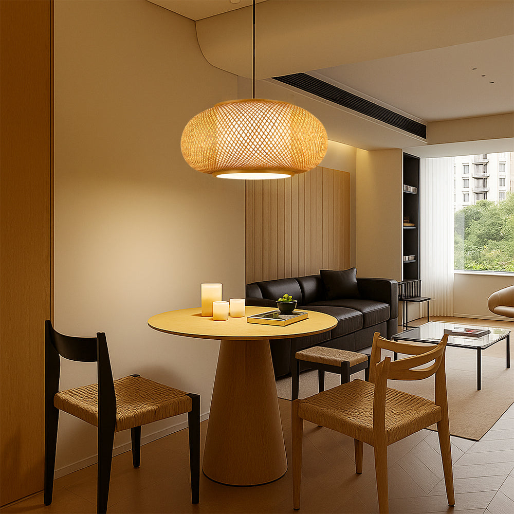 Skanto | Bambooskjermlampe med naturlig design