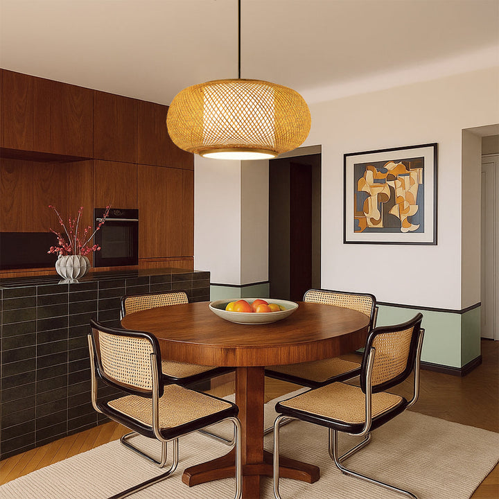 Skanto | Bambooskjermlampe med naturlig design