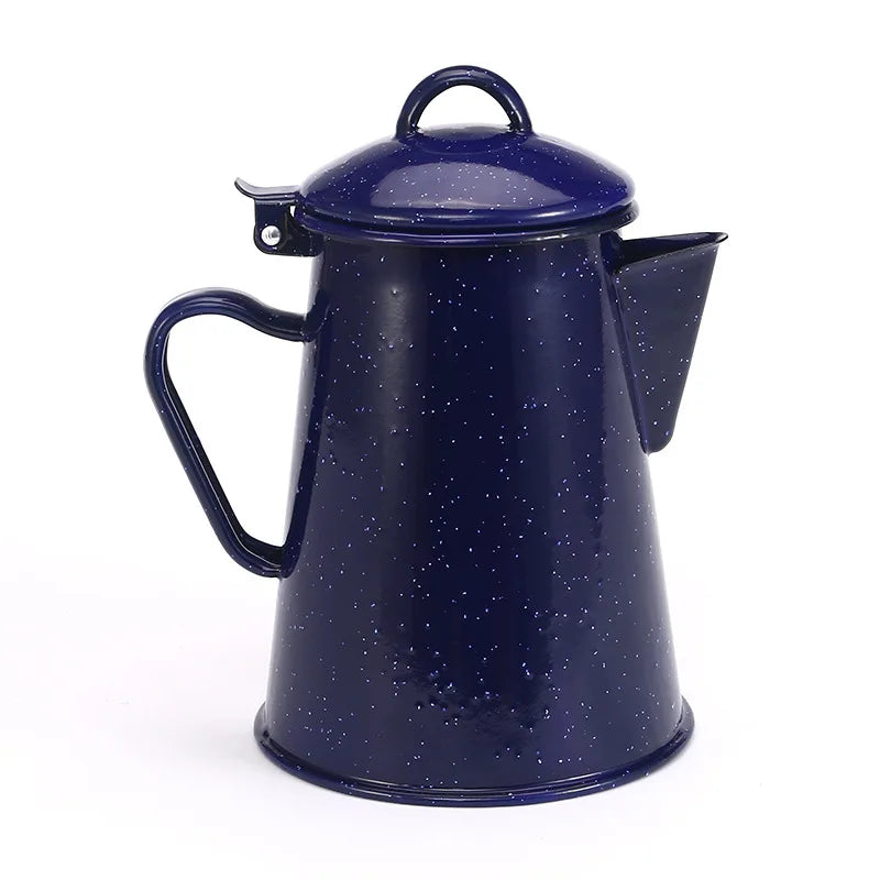 Stor kapasitet emaljert håndtak kjele for kaffe te vann emaljekjele | Skanto